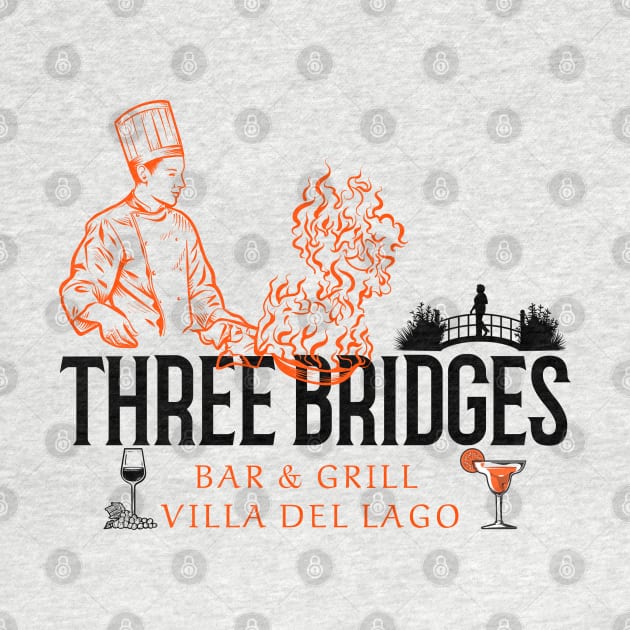 Three Bridges Bar & Grill Villa Del Lago Coronado Springs Resort by Joaddo